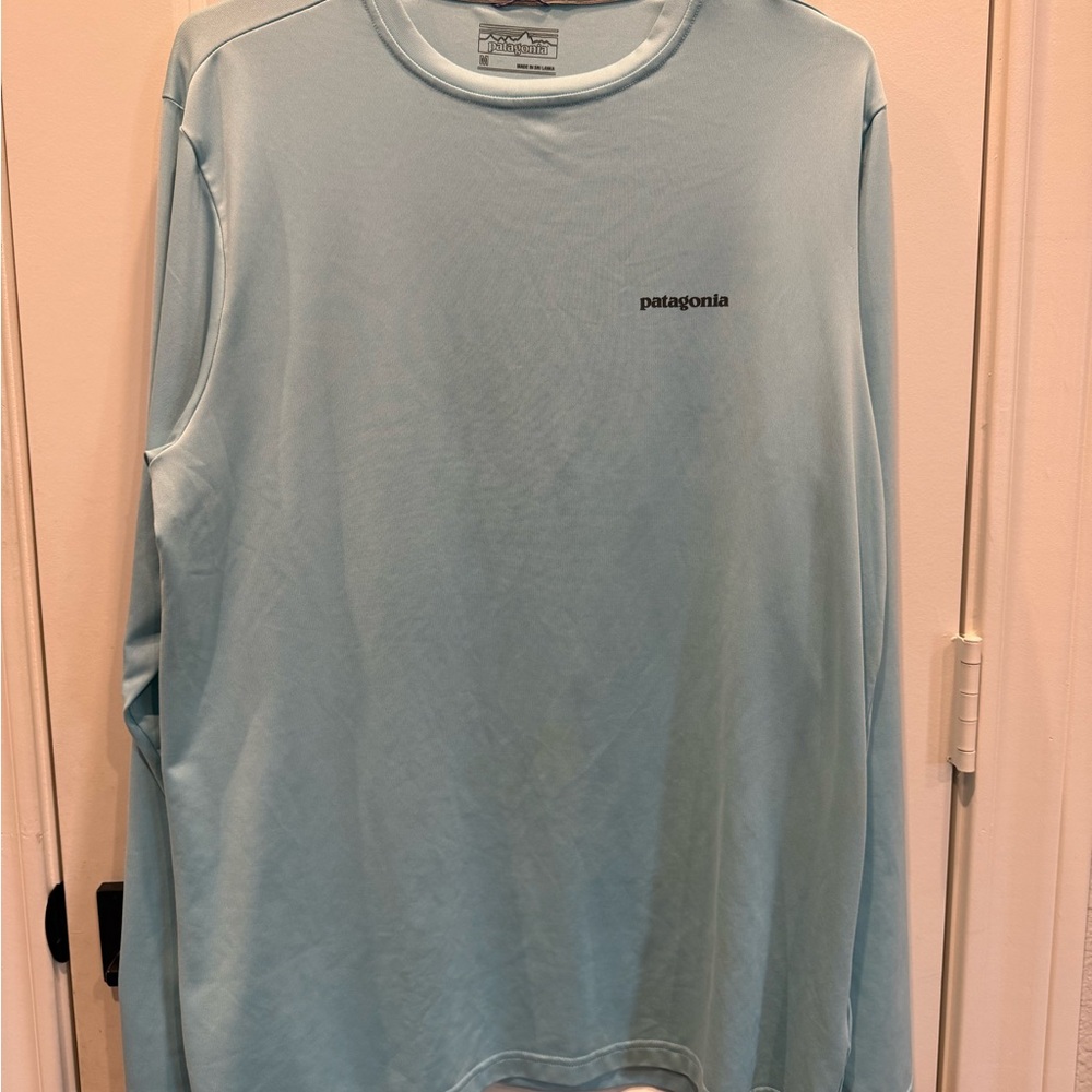 Patagonia Men's Sky Blue Long Sleeve Tee